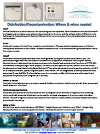 Disinfection-Decontamination